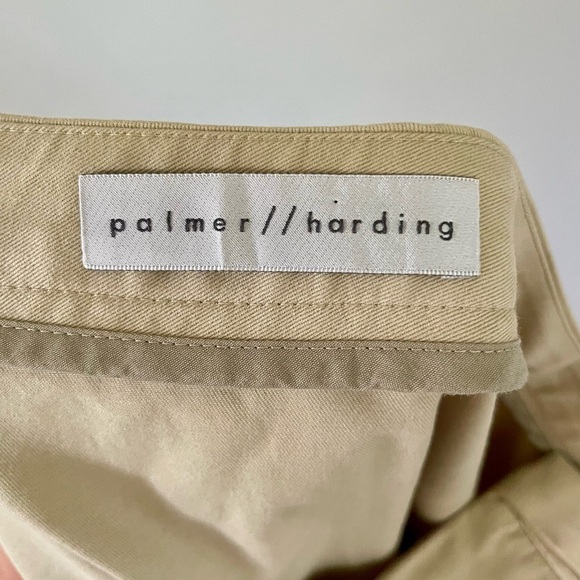 PALMER//HARDING Spicy Asymmetric Draped Poplin Midi Skirt | Size 4/6 - Picture 8 of 10